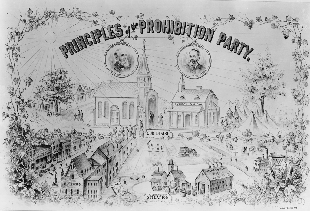 Prohibition Poster, 1888. (Wikimedia Commons)