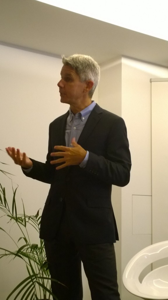 David Casarett MD speaking at the book launch for 'Stoned'