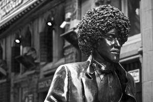 Phil Lynott Statue, Dublin (Source: Flickr - User: Tristan Reville)