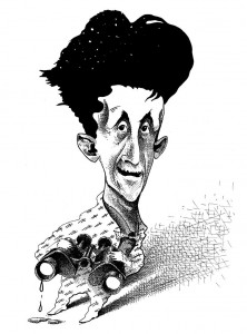 George Orwell, originator of 'doublespeak' (Image by Bernd Pohlenz)