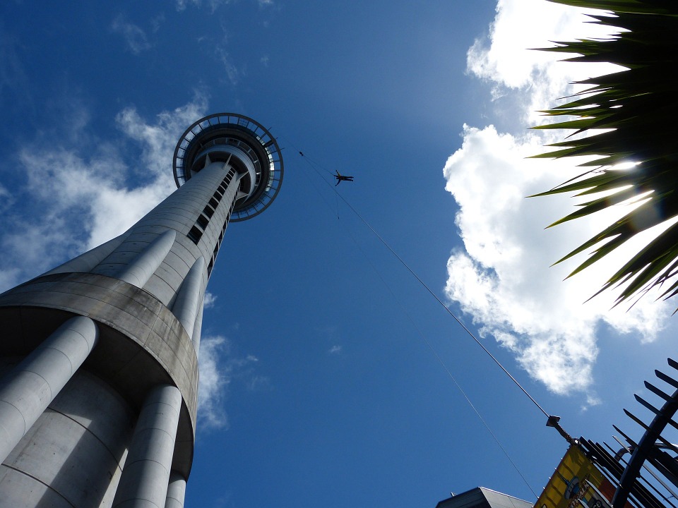 Sky Tower in Auckland, where the satellite conference is being held