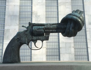 UN gun (Source: Ann Fordham)
