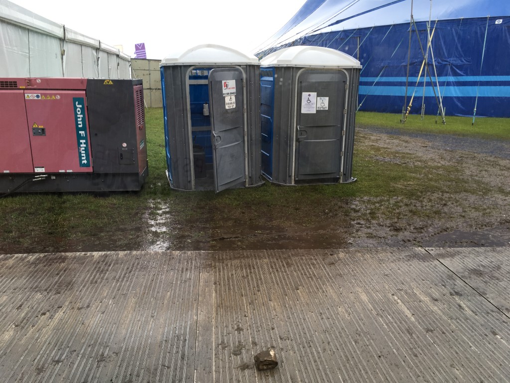 Portaloos at a festival