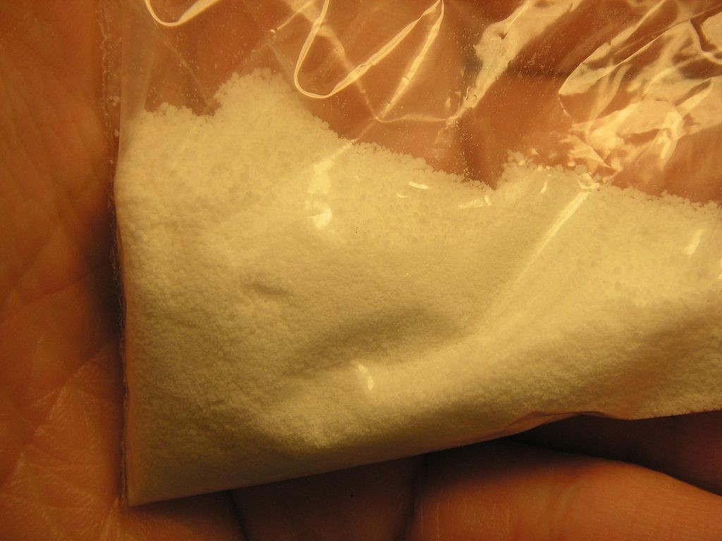 MDMA powder. (Source: Wikimedia Common)