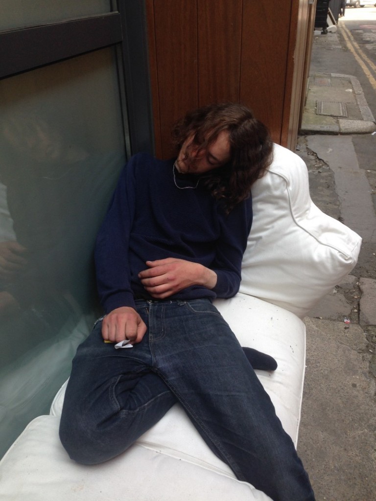 May 2016, Shoreditch — Patrick’s sleeping spot since February 2016