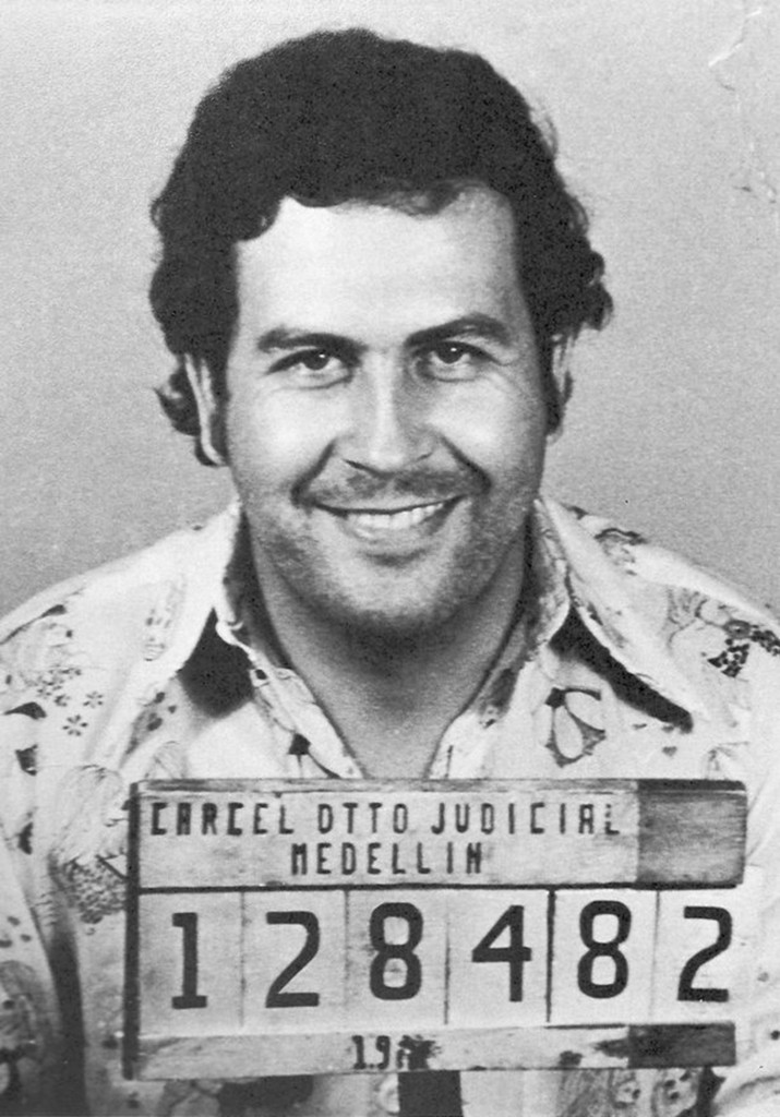 Pablo Escobar mugshot (Source: Wikimedia Commons)