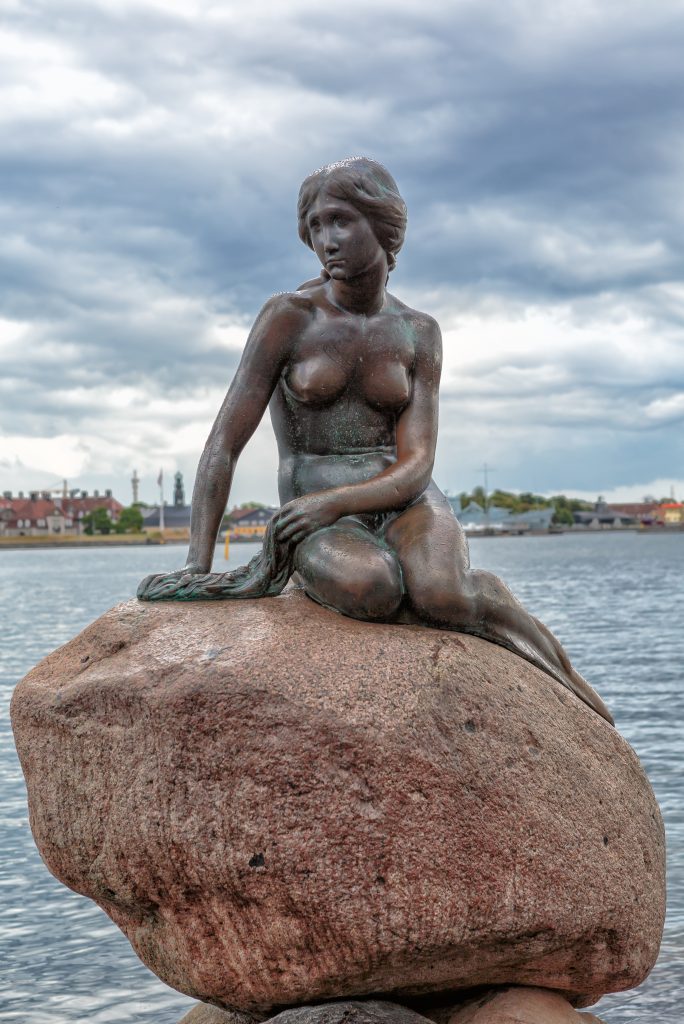The Little Mermaid Statue, Copenhagen, Denmark. (Wikimedia Commons)