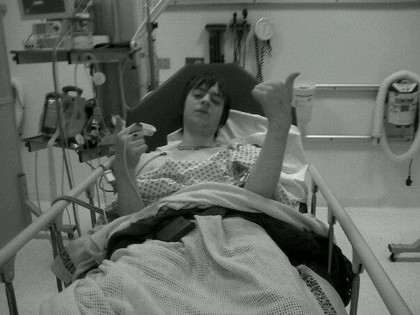 October 2011, taken to hospital by ambulance after arriving to work (a shoe shop) in a bad way due to alcohol and drugs