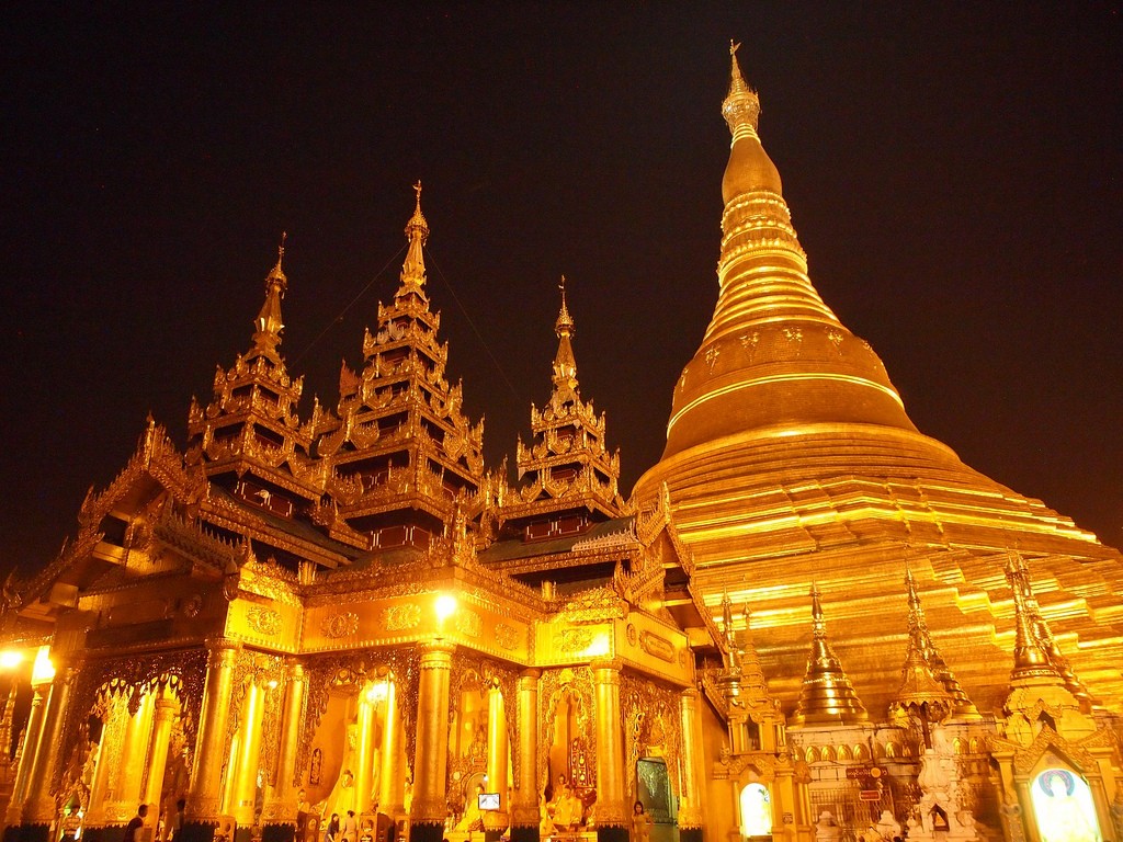 Shwedagon Pagoda in Yangon, Myanmar. (Flickr - paularps)