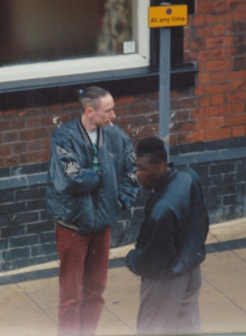 Neil Woods (top) pictured during his days as an undercover drug user. (Source: Neil Woods / Ian Lloyd)