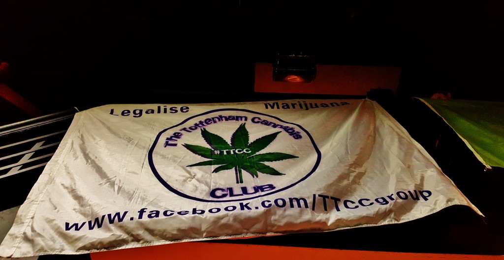 A flag on display at the UKCSC Annual General Meeting.