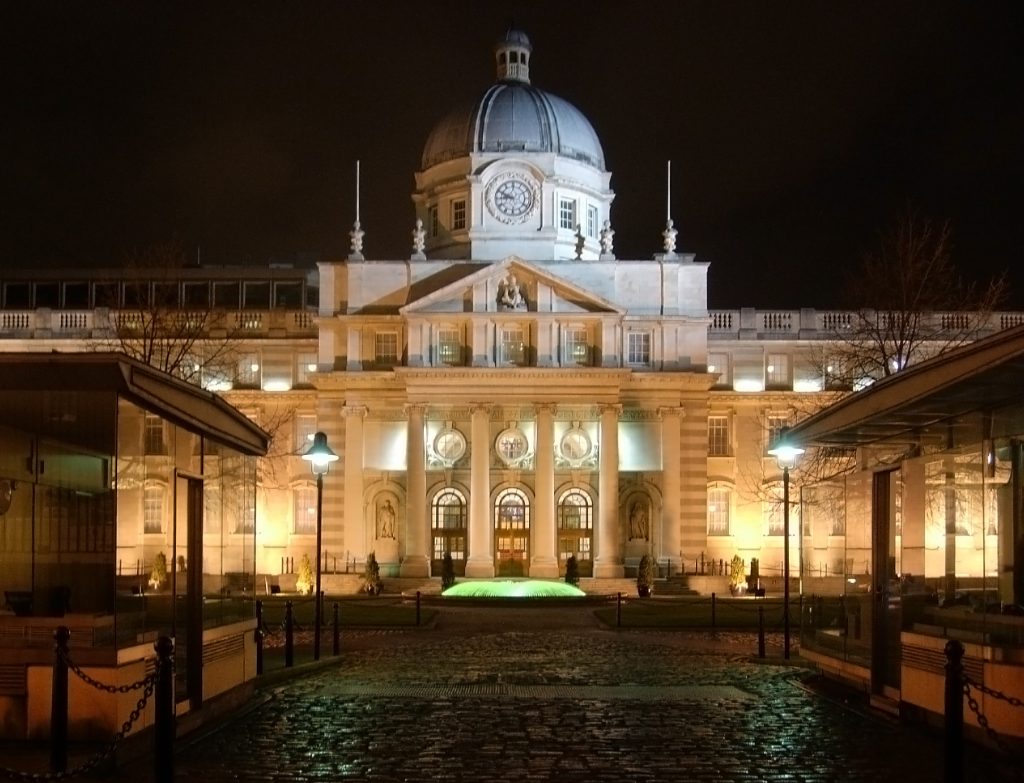 Dáil Éireann, Dublin. (Wikimedia Commons)