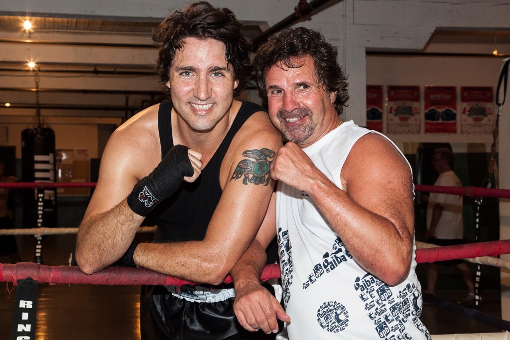 'In the green corner…' Trudeau - The first tattooed head of state?
