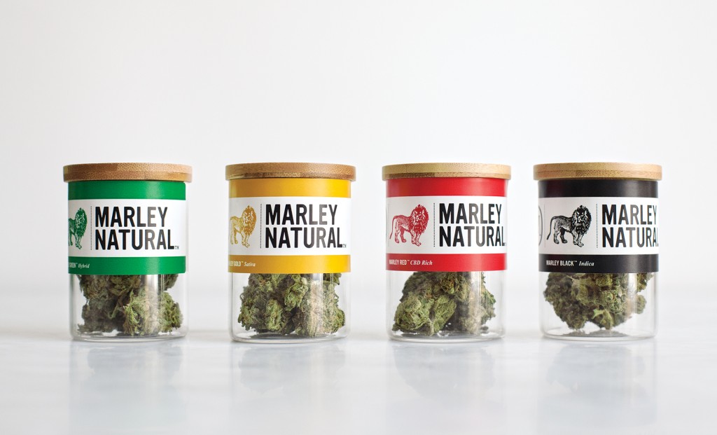 Slick packaging of Marley Natural Products. The Lib Dem expert panel advised against this, recommending 'pharmaceutical style' packaging. (Source: Privateer Holdings)