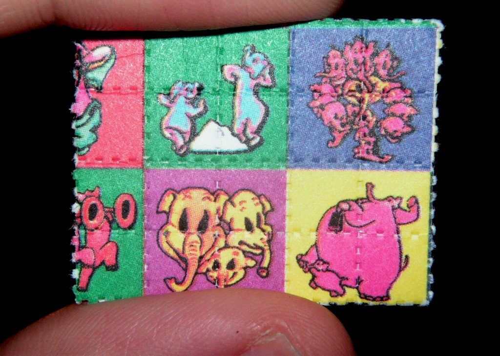 LSD tabs. (Wikimedia Commons)