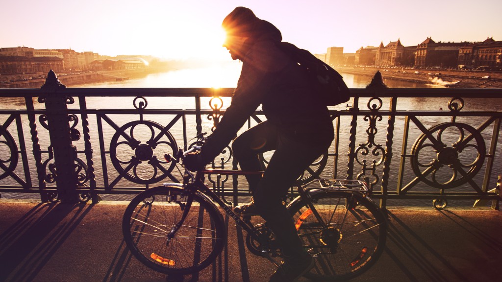 cycling on bridge