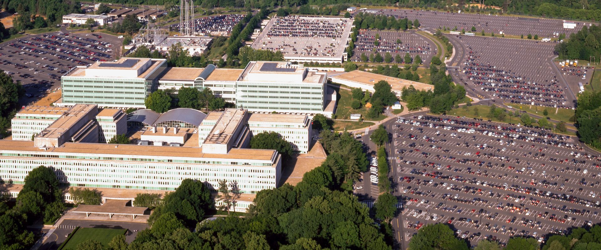 Aerial view of the Central Intelligence Agency headquarters. Ml Ultra Psychedelics